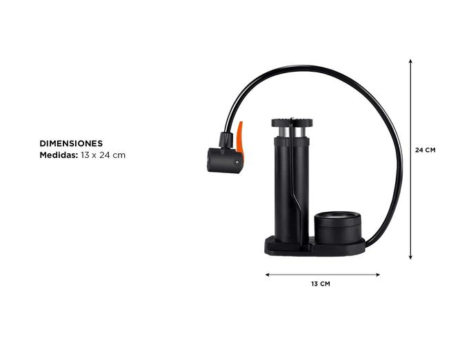 Mini Inflador Gadnic IFL7Y a Pedal  - 4