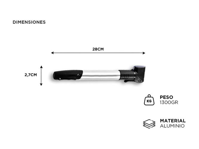 Inflador Portátil Gadnic De Bicicletas - 4