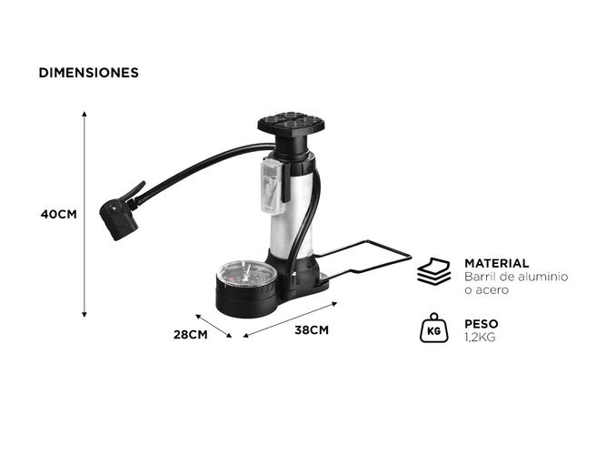 Bomba De Pie De Alta Presión Gadnic 20PCS - 3