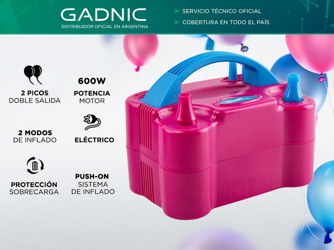 Inflador de Globos Gadnic Eléctrico Doble Salida 600w 13000psi - 1