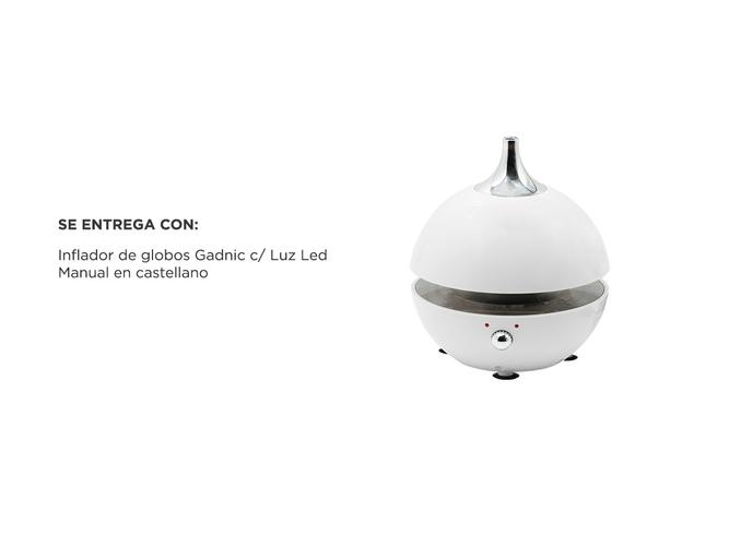 Inflador De Globos Electrico Gadnic con Luz Led 400W - 6