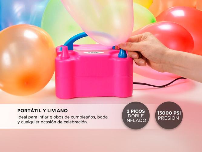 Inflador De Globos Electrico Gadnic 2 Inyectores 600W - 2