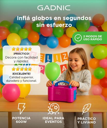 Inflador De Globos Electrico Gadnic 2 Inyectores 600W - 1