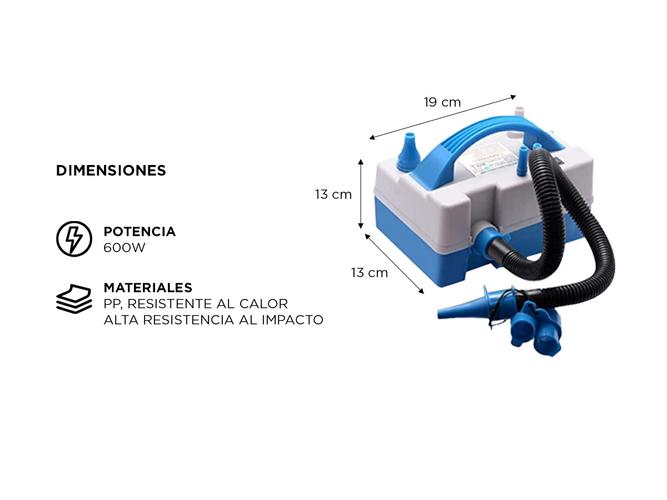 Inflador de Globos Gadnic Eléctrico - 4