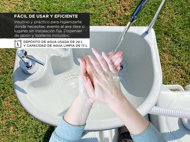 Pileta Lavatorio Portátil Gadnic ASP200 Lavadero Agua  - 2