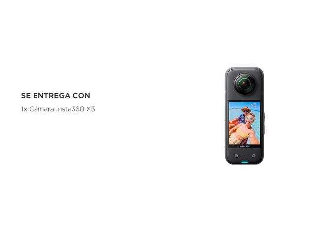 Cámara de Video Insta360 X3 57K negra sumergible - 6