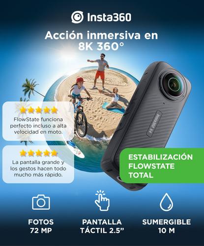 Cámara Insta360 X4 De Acción Inmediata 8k Waterproof 360 - 1