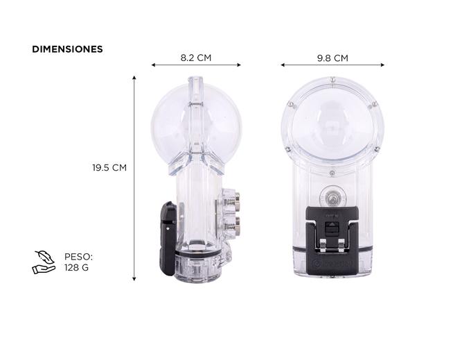 Funda de buceo para Insta360 One X - 5