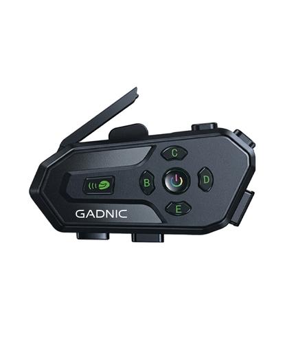 Intercomunicador Para Moto Gadnic BT Para 6 Riders IPX6 Casco  Hasta 500M - 6