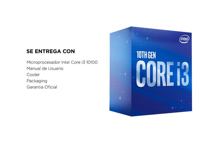 Microprocesador Intel Core I3 10100 10ma Gen LGA 1200 Comet Lake - 2