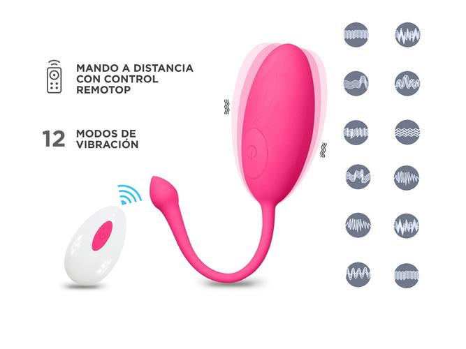 Vibrador Estimulador Huevo Usb Con Control Remoto - 2