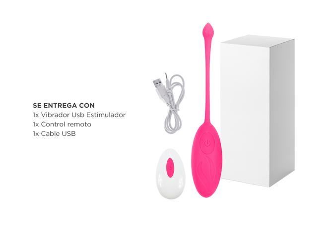 Vibrador Estimulador Huevo Usb Con Control Remoto - 5