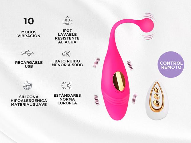 Vibrador estimulador inalámbrico en forma de huevo Outlet - 1