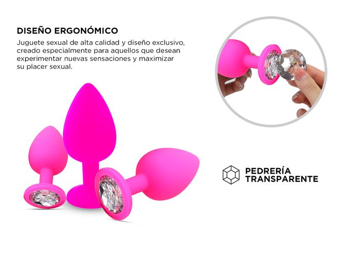 Tapón Anal de Silicona Plug Trasero - 2