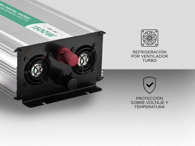 Inversor Onda Pura Corriente Gadnic IV-15 1500w - 3