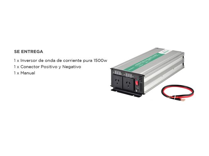 Inversor Onda Pura Corriente Gadnic IV-15 1500w - 6