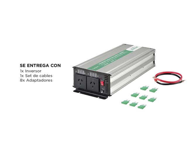 Inversor Onda Pura Digital Corriente Gadnic IV-25 2500w DC-AC - 6