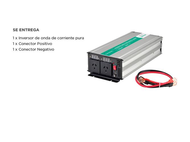 Inversor Onda Pura Corriente 1200w Gadnic IV-12 Digital - 5
