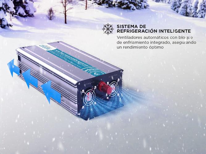 Inversor Gadnic 2500w Pico 5000w 12v 220v Convertidor Ideal Camping Náutica Motorhome - 4