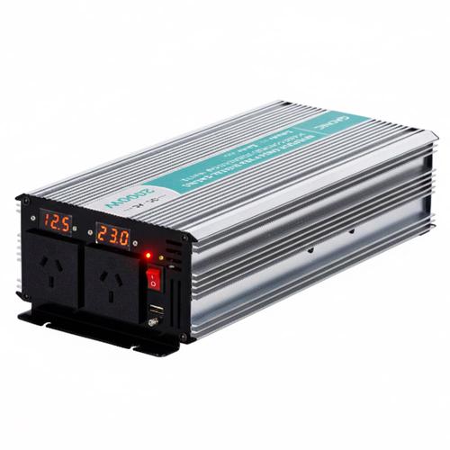 Inversor Onda Pura Gadnic IV 15 2000W Entrada 12V Salida 220V USB Ventilador Turbo Salida Estabilizada Bajo Ruido - 0