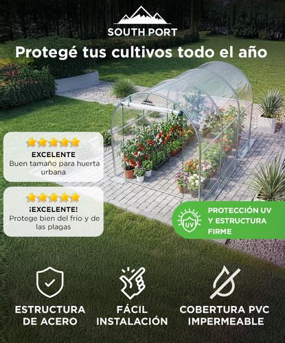 Invernadero South Port By Gadnic Outdoor Para Cultivo Estructura Acero Cubierta PVC  - 1