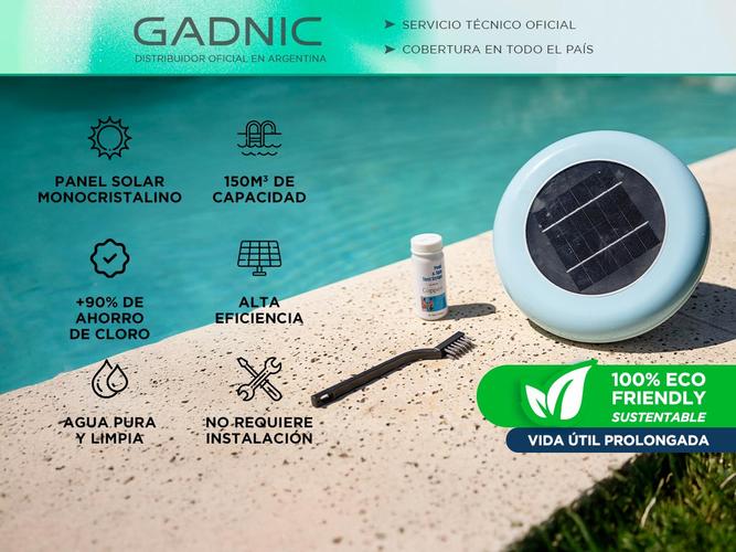 Ionizador Solar Gadnic IH2O Pro Antisarro Sustentable 150000Lts - 1