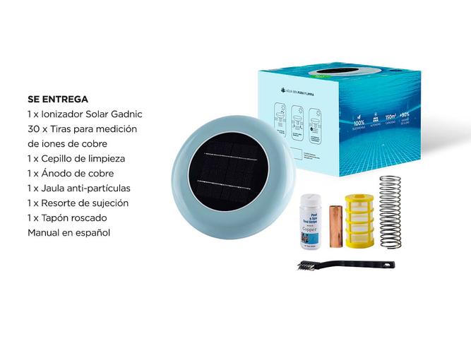 Ionizador Solar Gadnic IH2O Pro Antisarro Sustentable 150000Lts - 6