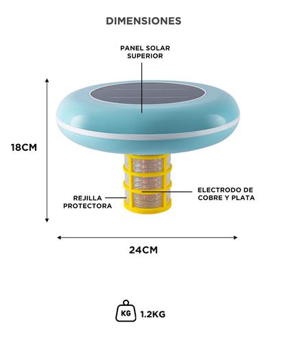 Ionizador Solar Gadnic IH2O Pro Antisarro Sustentable 150000Lts - 5