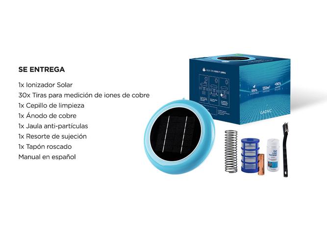 Ionizador Solar Gadnic L130 Antisarro Sustentable 130000Lts  - 6