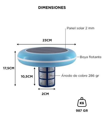 Ionizador Solar Gadnic L130 Antisarro Sustentable 130000Lts  - 5