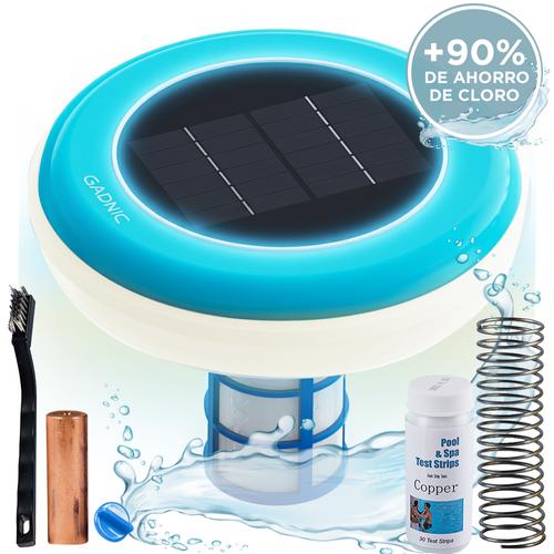 Ionizador Solar Gadnic Luz Nocturna LED RGB 130 m3 Batería 2500 mAh Protección IP68 - 0