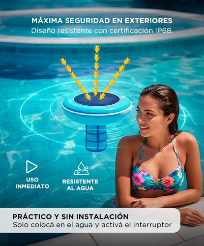 Ionizador Solar Gadnic Luz Nocturna LED RGB 130 m3 Batería 2500 mAh Protección IP68 - 4