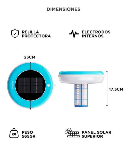 Ionizador Solar Gadnic Luz Nocturna LED RGB 130 m3 Batería 2500 mAh Protección IP68 - 5