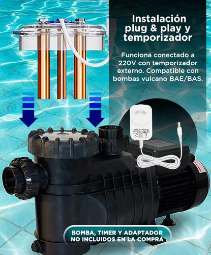 Ionizador Para Piletas Gadnic Eléctrico Barras de Cobre - 3