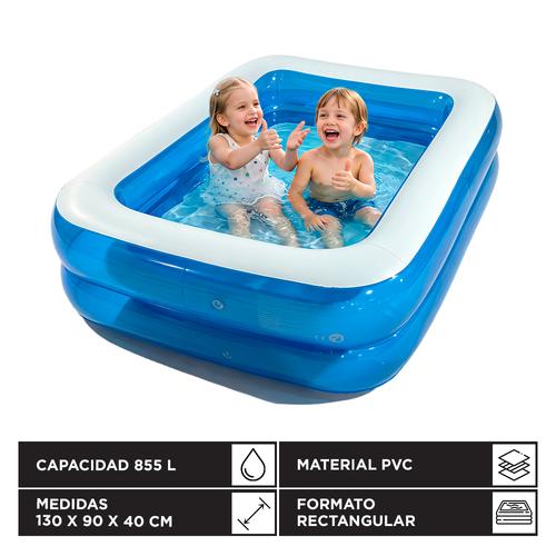 Pileta Inflable Rectangular Gadnic Familiar 855 Lt PVC - 0