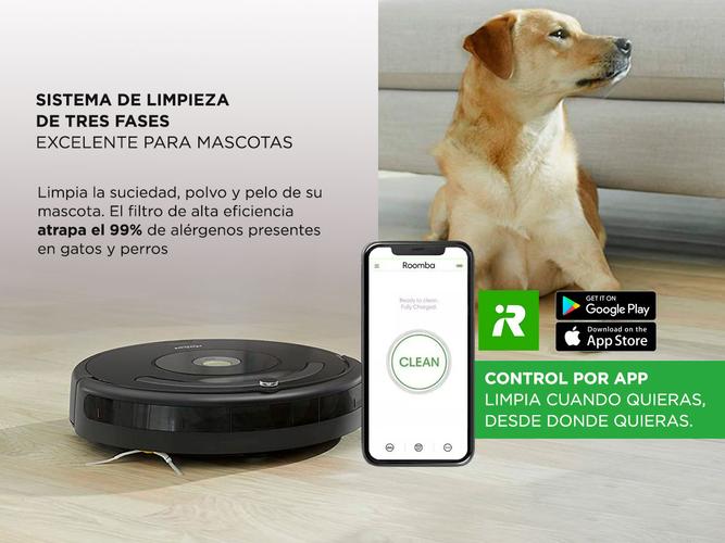 Aspiradora Robot Irobot Roomba 675 WiFi App Anti-Caída Silenciosa - 2
