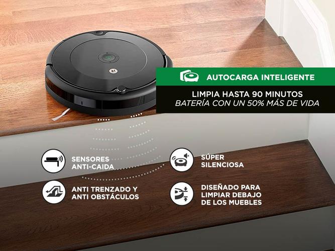 Aspiradora Robot Irobot Roomba 675 WiFi App Anti-Caída Silenciosa - 5