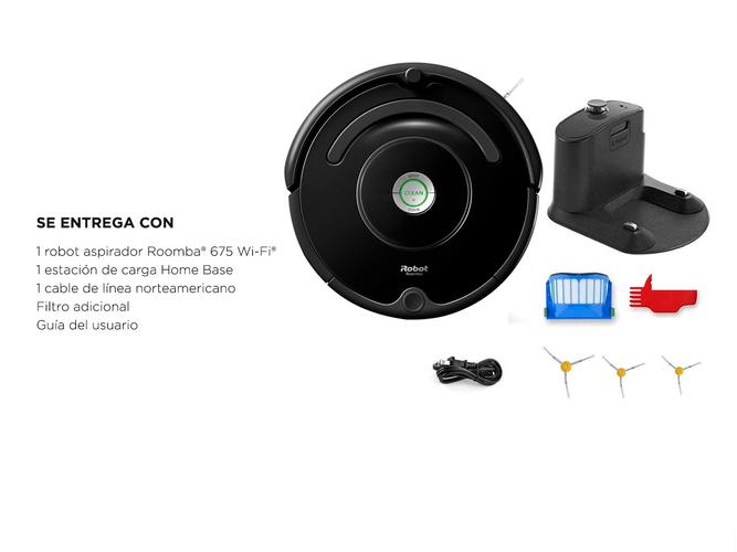 Aspiradora Robot Irobot Roomba 675 WiFi App Anti-Caída Silenciosa - 6