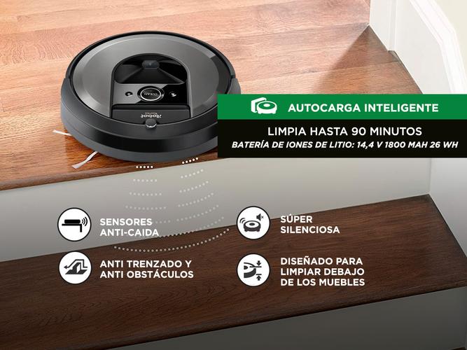 Aspiradora Robot iRobot Roomba I7 Wifi Mapeo Inteligente I715 - 5