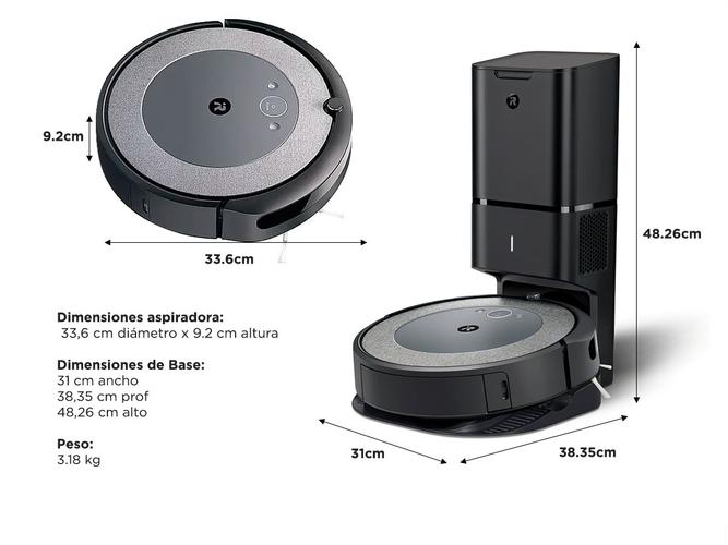 Aspiradora Robot iRobot Roomba i3+ Vaciado automatico Outlet - 5
