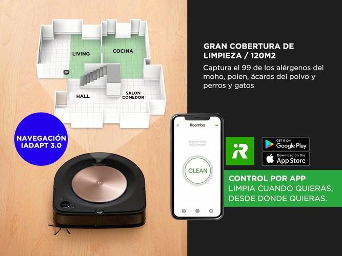 Aspiradora Robot iRobot Series S Roomba S9 Usado - 2