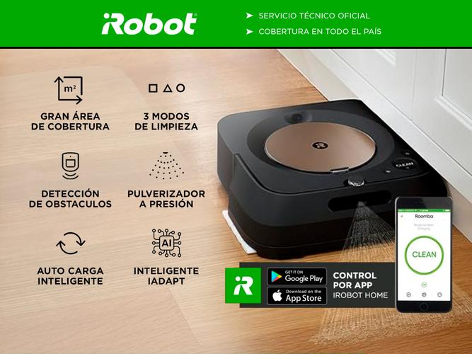 Kit Trapeadora Robot IRobot Braava Jet M6 Negro  Aspiradora Robot iRobot Roomba 692 WiFi Alexa - 1