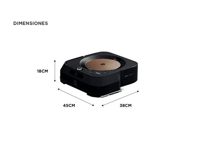 Trapeadora Robot IRobot Braava Jet M6 Negro - 4