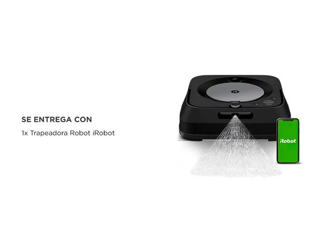Trapeadora Robot IRobot Braava Jet M6 Negro - 5