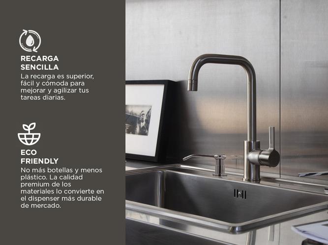 Dosificador De Detergente Gadnic De Acero Inoxidable Para Piletas  Usado - 2