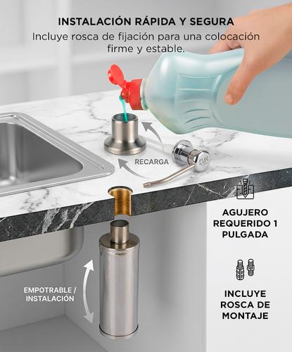 Dosificador De Detergente Gadnic De Acero Inoxidable Para Piletas  - 3