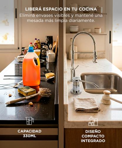 Dosificador De Detergente Gadnic De Acero Inoxidable Para Piletas  - 4