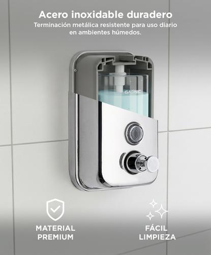 Dispenser de Jabon Liquido Gadnic Metalico Baño y Cocina - 2