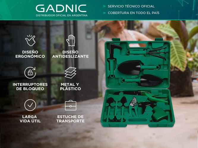Kit de Jardinería Gadnic JD1000 Set de Herramientas  - 1