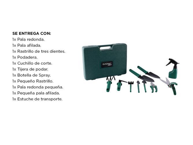 Kit de Jardinería Gadnic JD1000 Set de Herramientas  - 6
